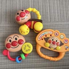 アンパンマン おもちゃ 3点セット ラトル ミラーのサムネイル