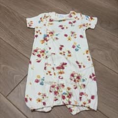 HAKKA BABY 花柄 ロンパース カバーオールのサムネイル