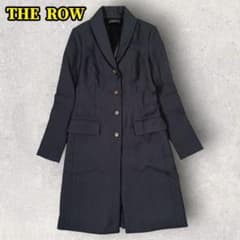 THE ROW ザロウ バージンウールチェスターコート ストレッチ USA製 黒