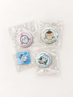 ちいかわ くら寿司 缶バッジ.マグネット4点セットのサムネイル