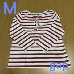 GAP ギャップ　赤　ボーダーカットソー　160