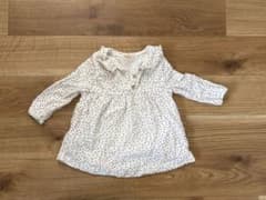 【海外子供服】búho. ドット柄 長袖ブラウス 6Mのサムネイル