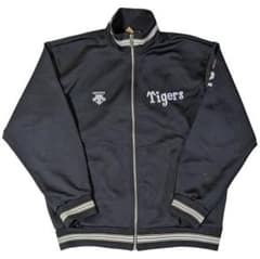 80s デサント 阪神タイガース ジャージ トラックジャケット O ブラック