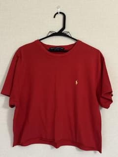 POLO RALPH LAUREN クロップド丈 Tシャツ レッドのサムネイル