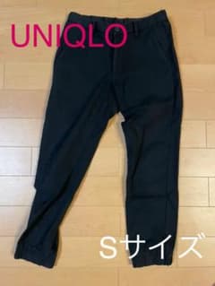 パンツ　UNIQLO ジョガーパンツ　Sサイズ　黒のサムネイル