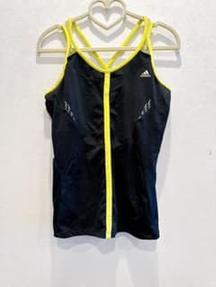 adidas アディダス　タンクトップ　ブラックイエローライン　OTのサムネイル