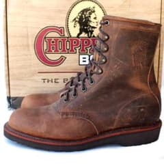 Chippewa チペワ ロガーブーツ レースアップブーツ USA製 ウエスタン 