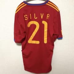 正規品】スペイン代表 2010W杯優勝 ダビド・シルバ21 海外L - メルカリ