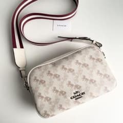 コーチ COACH ショルダーバッグ カメラバッグ ジェス 馬車 ダブルジップ コーチ COACH ショルダーバッグ カメラバッグ ジェス 馬車 ダブル