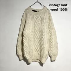 vintageフィッシャーマン クルーネックニットのサムネイル