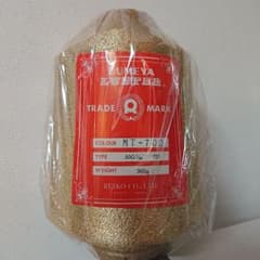 ☆糸・コーン巻き☆金ラメ☆500ｇ☆未使用品☆のサムネイル