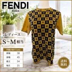 FENDI フェンディ FF柄 半袖 ニット レディース S〜M相当 - メルカリ