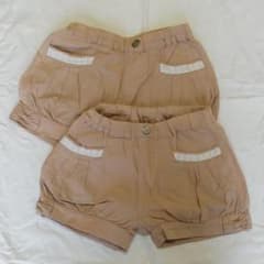 ショートパンツ 130　2枚組のサムネイル