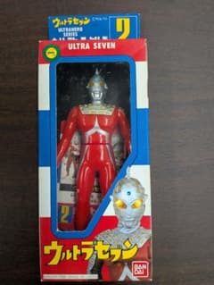 当時物・箱付き ウルトラセブン ソフビ 1991年 バンダイのサムネイル
