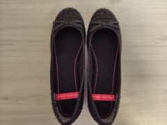 Hawkins Sport フラットバレエシューズ　黒　22.5〜23cmのサムネイル