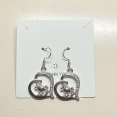 『どれでも2点で450円』M395 ピアス ハート サンショウウオのサムネイル