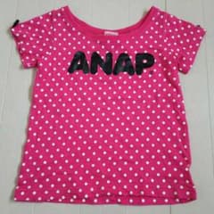 mao様専用 ANAP半袖Tシャツ 子供服夏服ット柄のかわいいピンク服 100のサムネイル