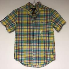 新品タグ付きラルフローレン 半袖シャツ チェックシャツ150センチのサムネイル