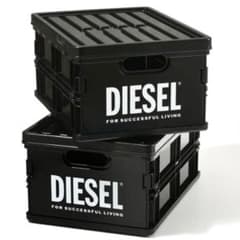 DIESEL コンテナBOX4個セット ポイント交換×非売品ノベルティ×黒×希少 DIESEL コンテナBOX 黒 非売品 収納 - メルカリ