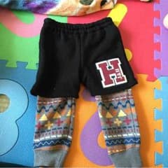 レイアード風裏起毛パンツのサムネイル