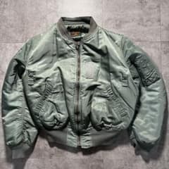 alpha 50s復刻 ma-1 flight jacket 短丈 ヴィンテージ - メルカリ