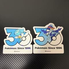 【韓国限定】ポケモン30周年ステッカー クワッス ウェルカモ ウェーニバルのサムネイル