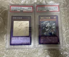 遊戯王 青眼の究極竜 アルティメット レリーフ ホロ PSA8 - メルカリ