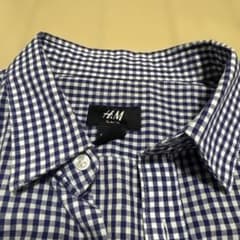 H&M スリムフィット チェックシャツ Mのサムネイル