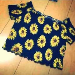 オフショルダー  ひまわりのサムネイル