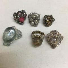 手作り指輪まとめてのサムネイル