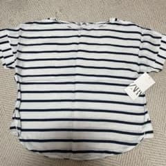 ZARA ボーダー 半袖 Tシャツ Sサイズ 新品タグ付きのサムネイル