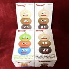 新品 4個セット ドラゴンクエスト 回転できるスライムタワーケース プライズ