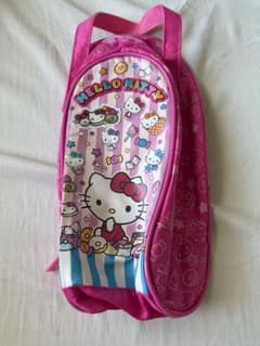 ★新品・未使用 ハローキティ シューズバッグ 上履き入れ ピンクのサムネイル