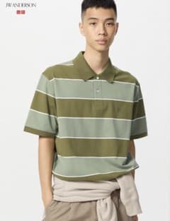 JW ANDERSON ストライプポロシャツ ユニクロ - メルカリ