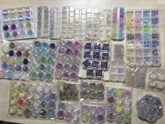 レジン封入パーツ ビーズ ラメ ホロ　まとめ売り 大量　セットのサムネイル