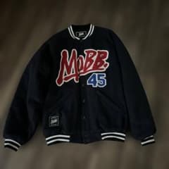 MOBB モブ　スタジャン　スタジアムジャンパー　ネイビー　M
