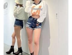 GYDA J/Wダメージデニムショートパンツのサムネイル