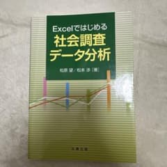 Excelではじめる社会調査データ分析のサムネイル