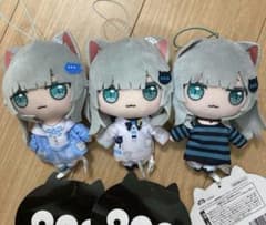 Nachoneko　なちょねこ　マスコット ぬいぐるみ　3種セットのサムネイル
