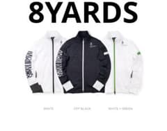 8YARDS ハチヤーズ ジップアップ　モックネック　ジャケット　ホワイト　M 8YARDS ハチヤーズ ジップアップ モックネック ジャケット ホワイト M