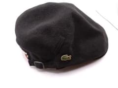 LACOSTE 黒 ハンチング帽 58cm