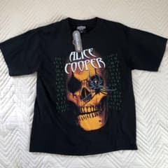 新品　未使用　ALICE COOPER アリスクーパーのバンドTシャツ　ロックのサムネイル