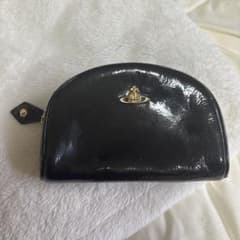 Vivienne Westwood エナメル ポーチ ブラックのサムネイル