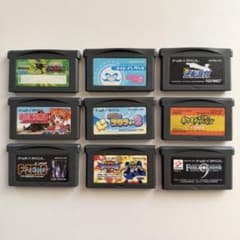 GBAソフト 9本！ 逆転裁判 メイドインワリオ ポケモン スタフィー まとめ