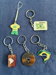 ブラジル お土産 キーホルダー 5点セット BRASIL 海外 レトロのサムネイル