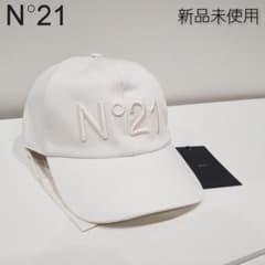 N°21 ヌメロ ヴェントゥーノ ロゴ 刺繍 ベースボールキャップ 帽子のサムネイル