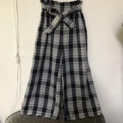 マジェスティックレゴン　リボン付きチェックパンツ　Mのサムネイル