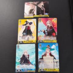 ヴァイスシュヴァルツ 　GA文庫 魔女の旅々 イレイナ 5枚カードセットのサムネイル