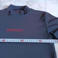 BRIEFING ネイビー　ショートスリーブシャツ　モックネック BRIEFING モックネックショートスリーブシャツ ブラック - メルカリ