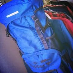 バックパック（リュック）青 topperのサムネイル
